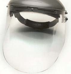 Faceshield, Wide View, Propionate, 8 Inch x 16.5 Inch x .060, Clear - Faceshields & Visors